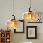 Mireta - Lampada a Sospensione in Vetro Colorato Retro