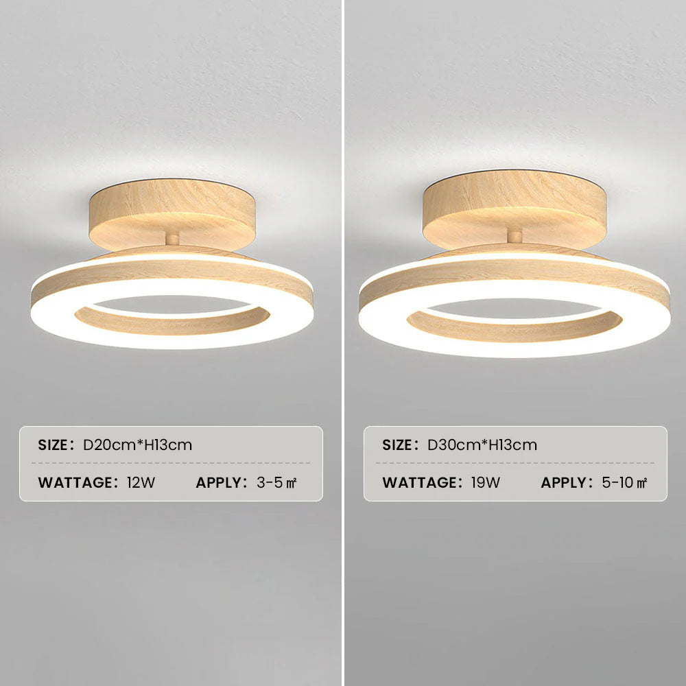Lampada da soffitto rotonda moderna nordica
