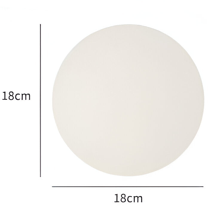 Applique da Parete in Vetro Rotondo Minimalista LED 1 Luce