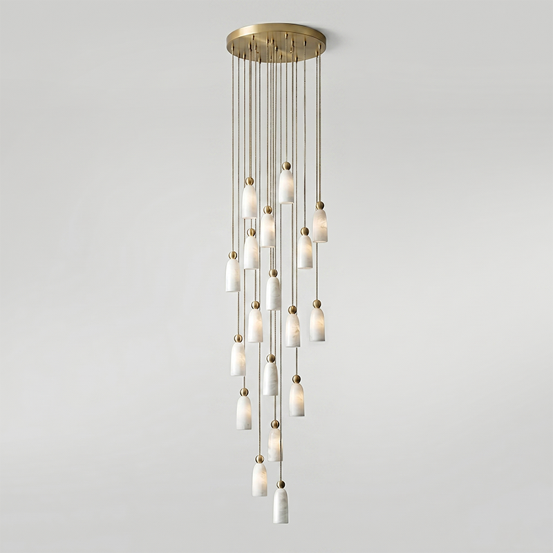 Lampadario in Alabastro Spagnolo