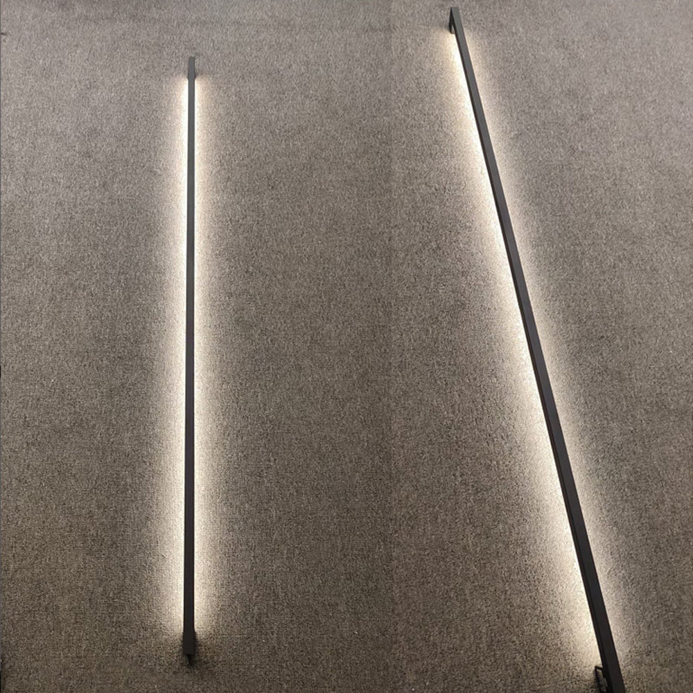 Lampada da Parete LED Nera Slim Moderna Liora