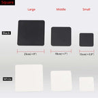 Klyne Minimalist Lampada da Parete Esterno Rotonda/Quadrata LED, Nera/Bianca