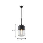 RusticLuxe Light - Lampada a sospensione vintage in legno