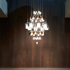 CelestialGlow Light - Lampada a sospensione in vetro moderno