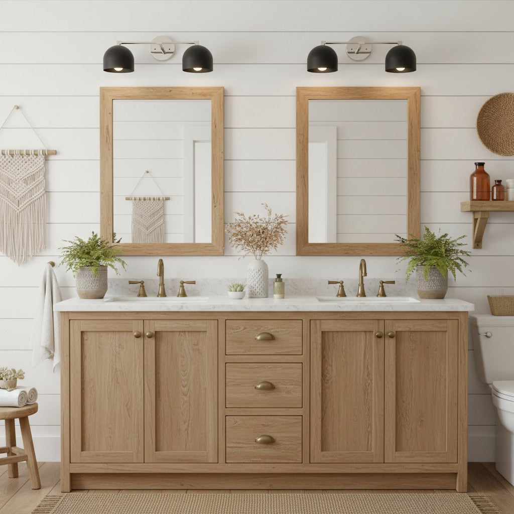 Applique da Parete in Ottone Chroma Dome per Bagno Moderno