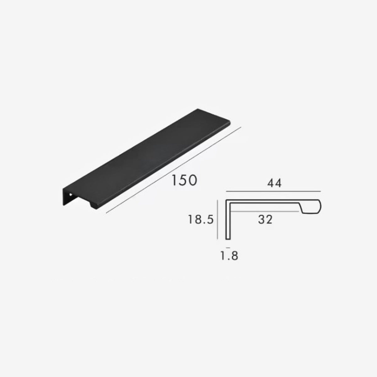 Supporto per Porta Armadio Hallvard