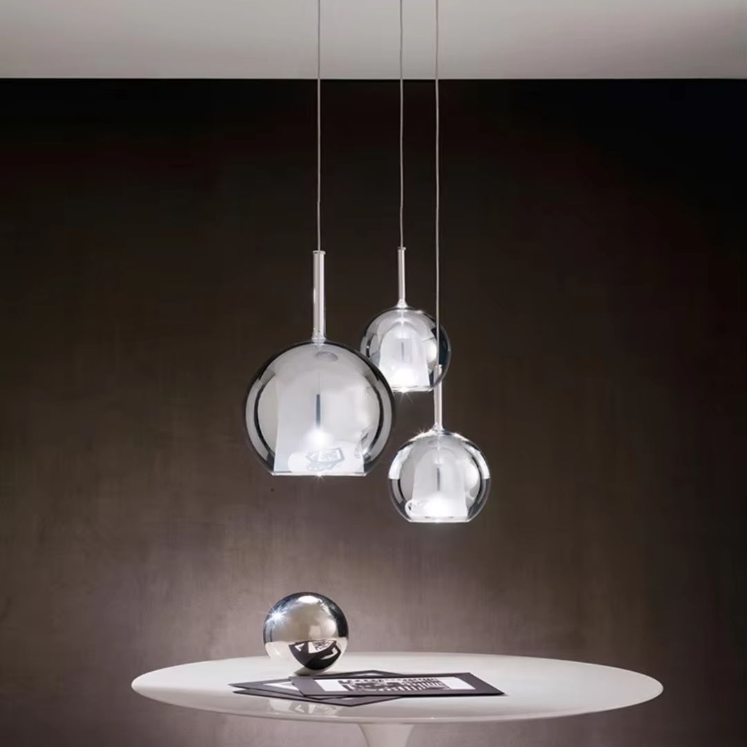 CelestialGlow Light - Lampada a sospensione in vetro moderno