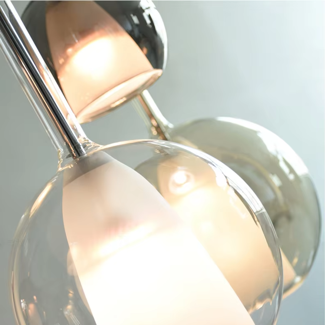 CelestialGlow Light - Lampada a sospensione in vetro moderno