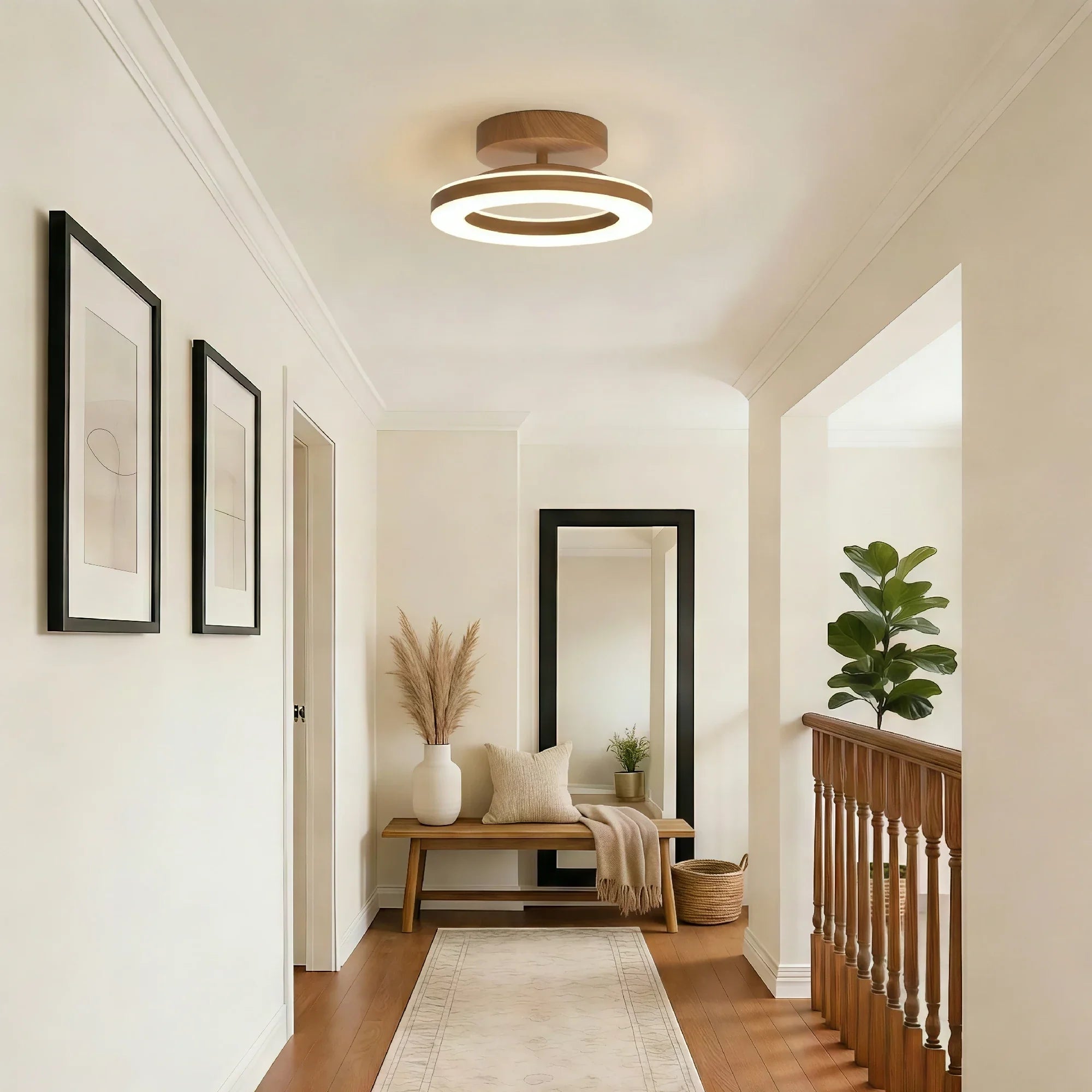 Lampada da soffitto rotonda moderna nordica