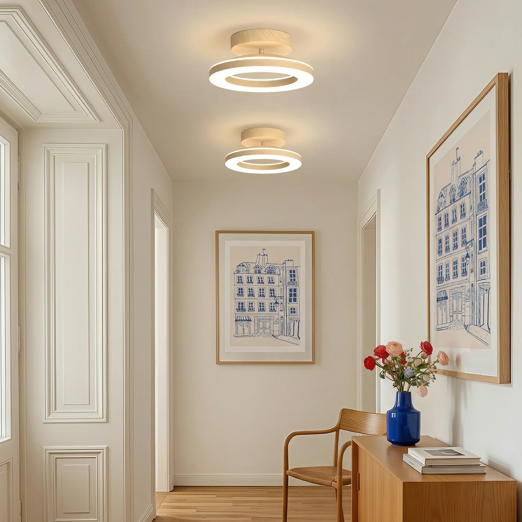 Lampada da soffitto rotonda moderna nordica