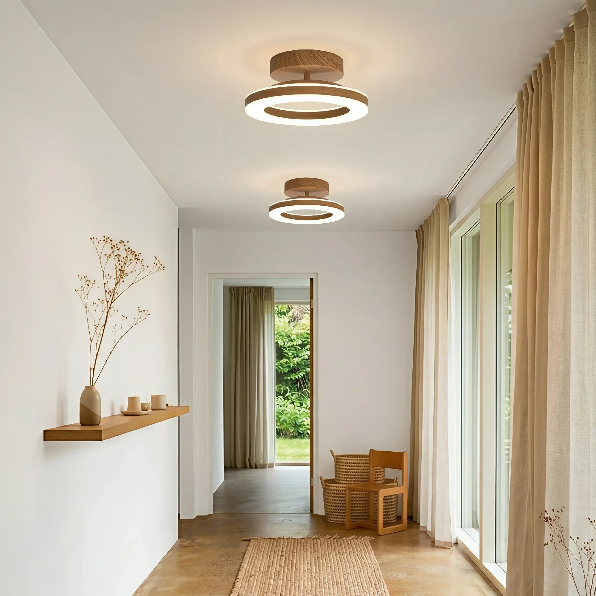 Lampada da soffitto rotonda moderna nordica