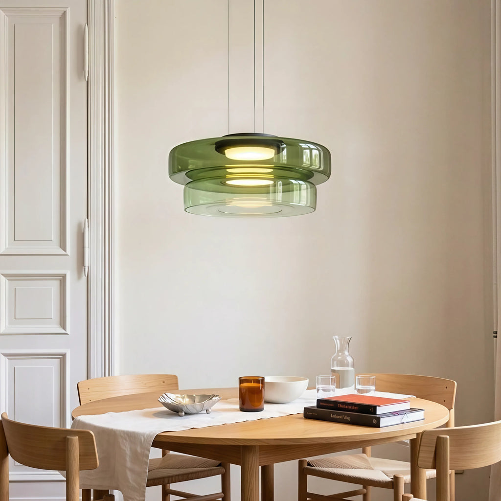 Lampada a Sospensione in Vetro Stile Bauhaus