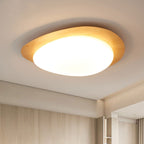 Plafoniera LED a Incasso in Legno con Venature Nordic Iron