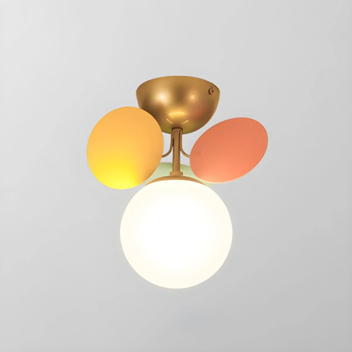 Lampada da soffitto in acrilico Bubble-Pastel Elegante