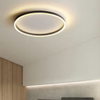 Lampada da soffitto a LED circolare minimalista nordica in ferro e acrilico
