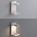 Lampada da Parete LED Quadrata Moderna Minimalista in Ferro e Acrilico Ricaricabile USB
