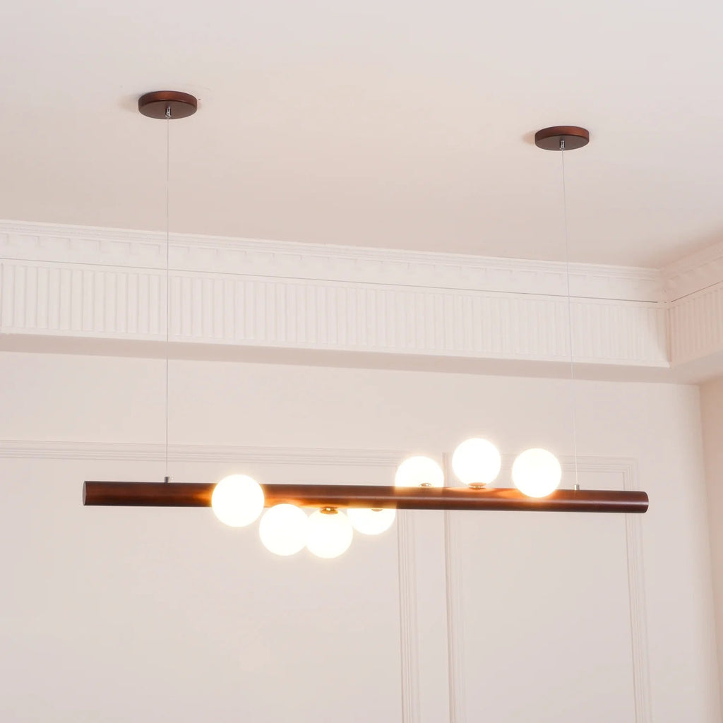 Lampada a Sospensione Moderna Rotonda in Vetro