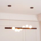 Lampada a Sospensione Moderna Rotonda in Vetro