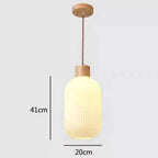 Lampadario in Vetro Rotondo Retro
