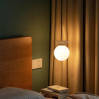 Lampada a Sospensione in Vetro e Ferro Minimalista Moderna con 1 Luce per Soggiorno