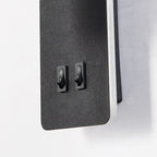 Faretto quadrato nordico contemporaneo in ferro, orientabile, lampada da parete LED per soggiorno e camera da letto