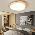 Lampada da soffitto a LED in ferro acrilico a forma di ciottolo scandinavo contemporaneo per camera da letto