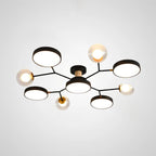 Lampada da Soffitto Moderna a Più Lampadine per Soggiorno