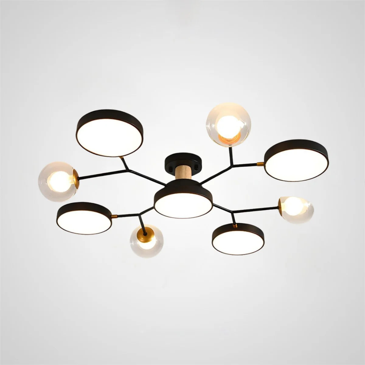 Lampada da Soffitto Moderna a Più Lampadine per Soggiorno