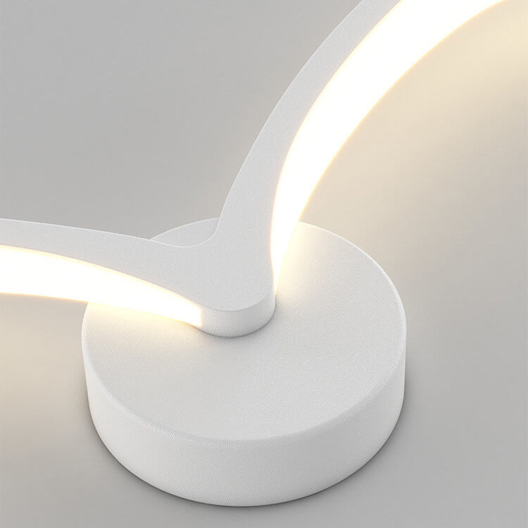 Lampada da parete LED in acrilico con gabbiano minimalista nordico