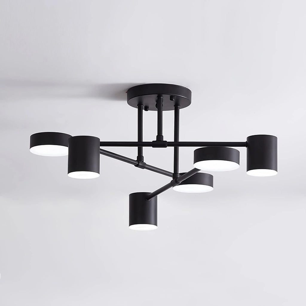 Nuova Luce da Soffitto Geometrica in Metallo