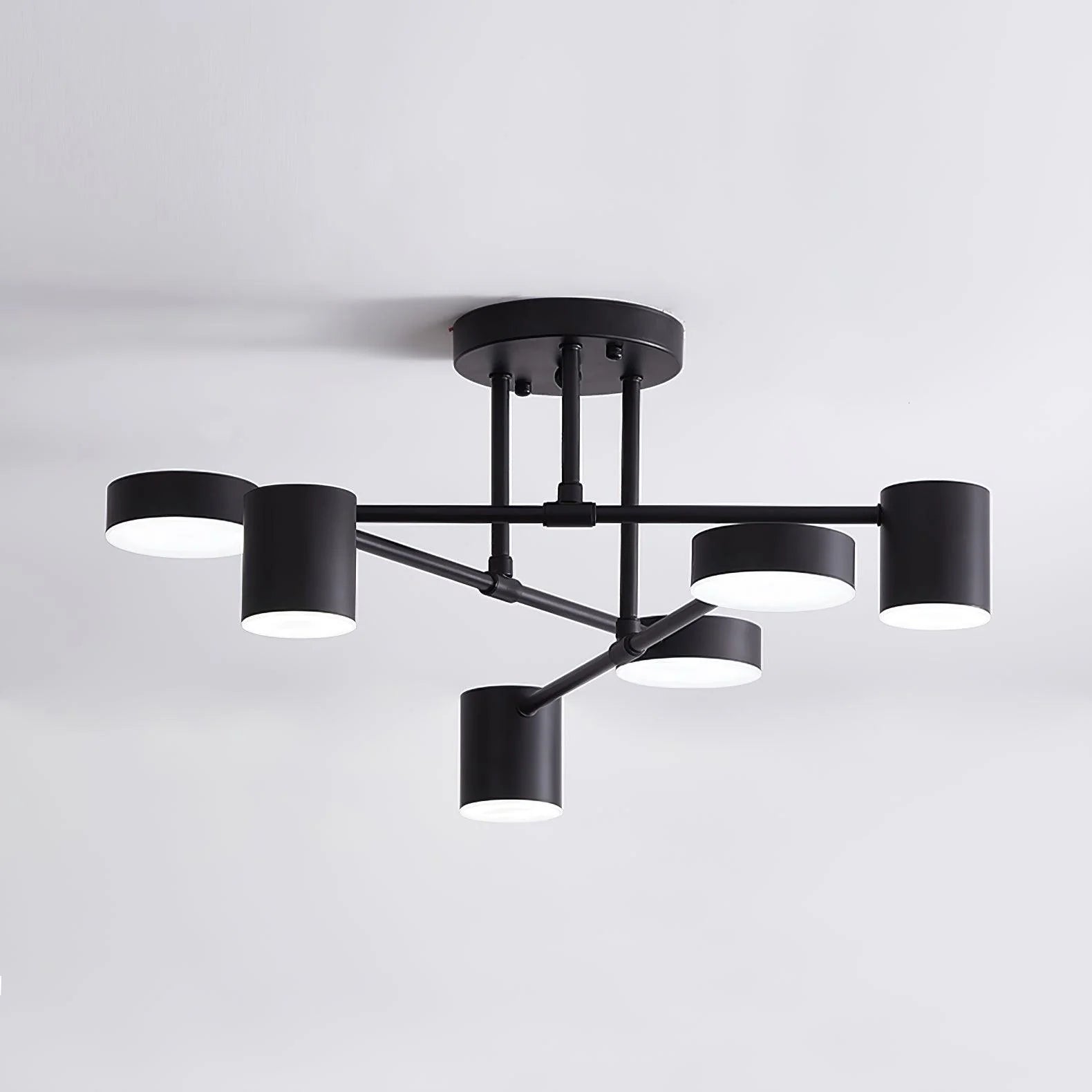 Nuova Luce da Soffitto Geometrica in Metallo