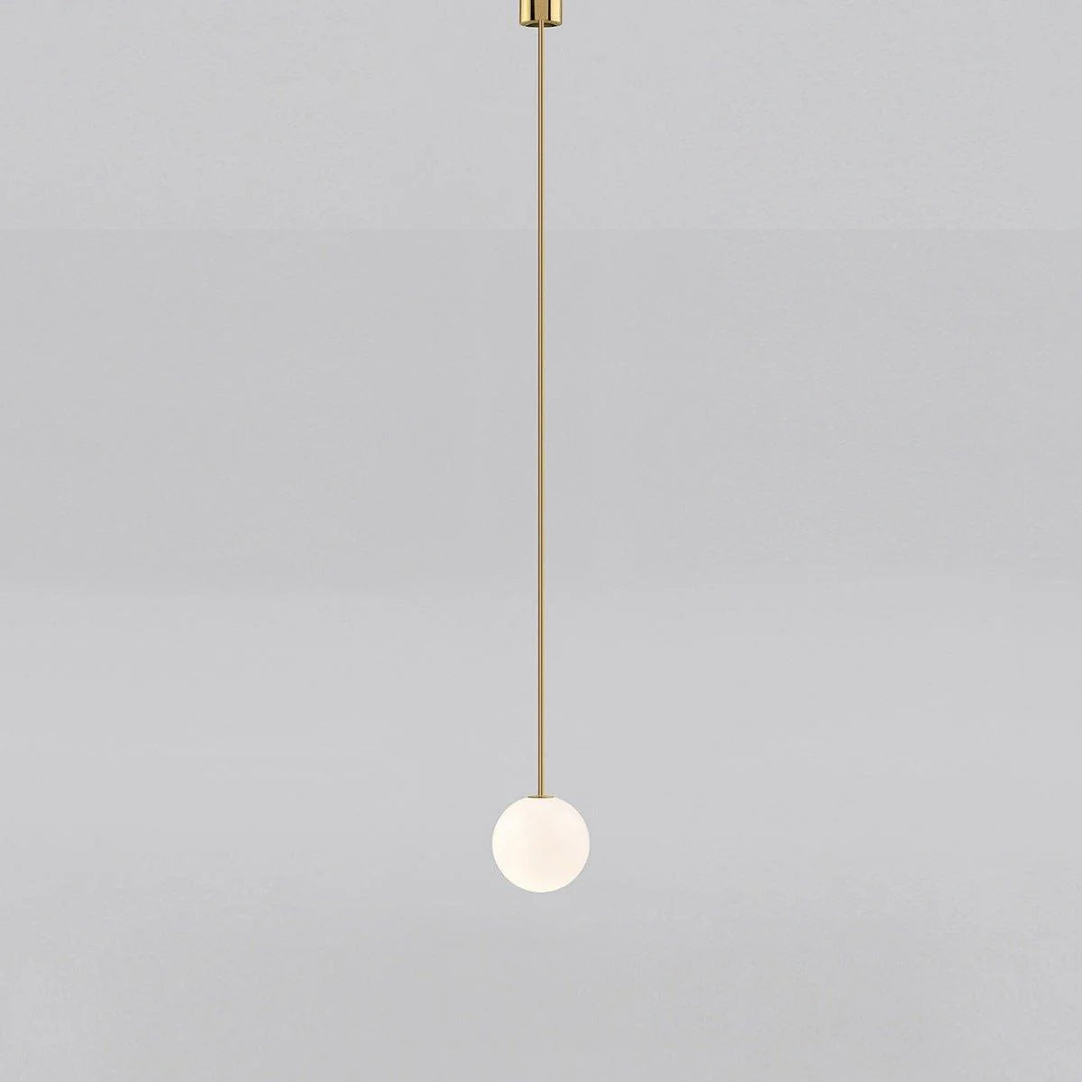 Lampada a Sospensione Minimalista in Ottone