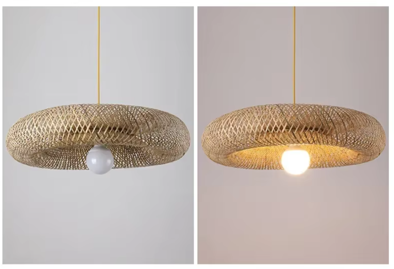 Lampada a sospensione in bambù TropicalBreeze