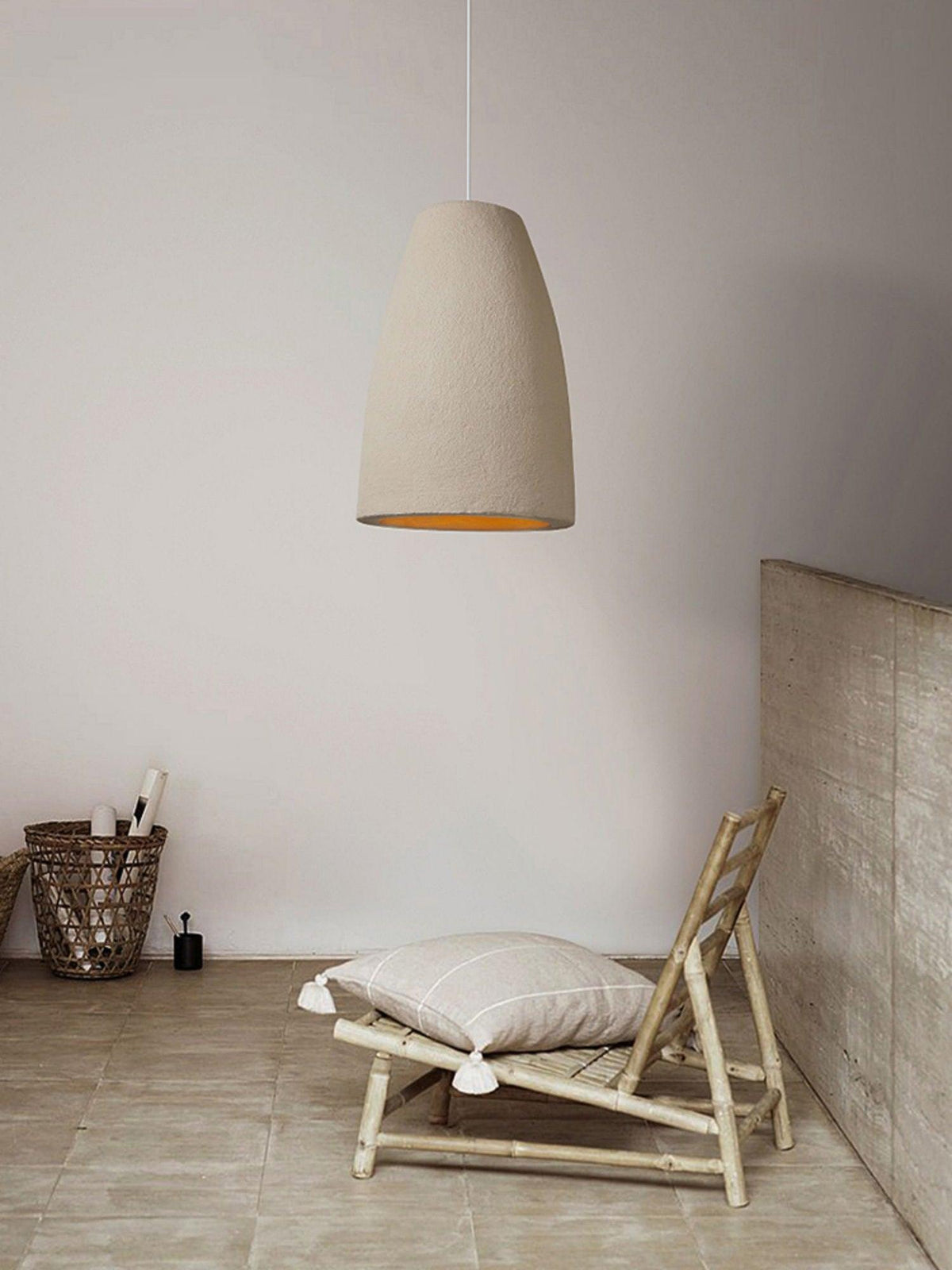 Lampada a sospensione a forma di barile