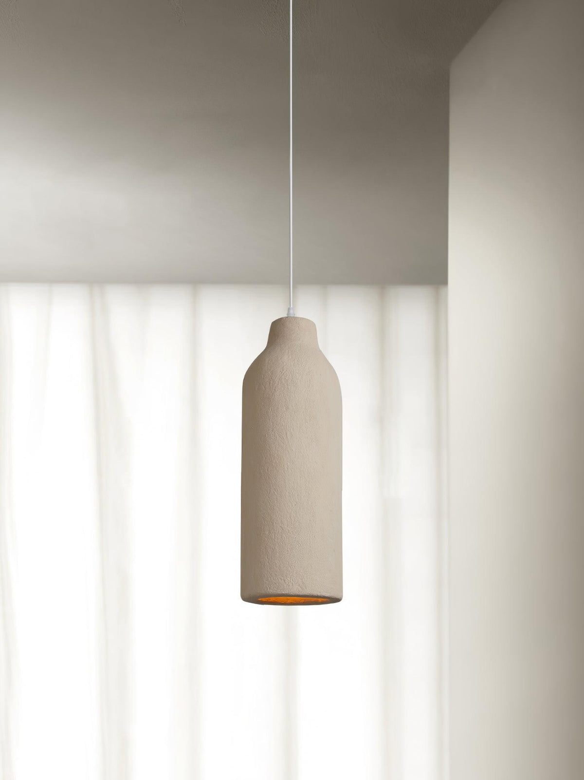 Lampada a sospensione a forma di barile