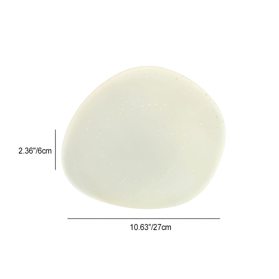 Moderna Luce da Soffitto LED con Effetto Pietra a Ciottoli