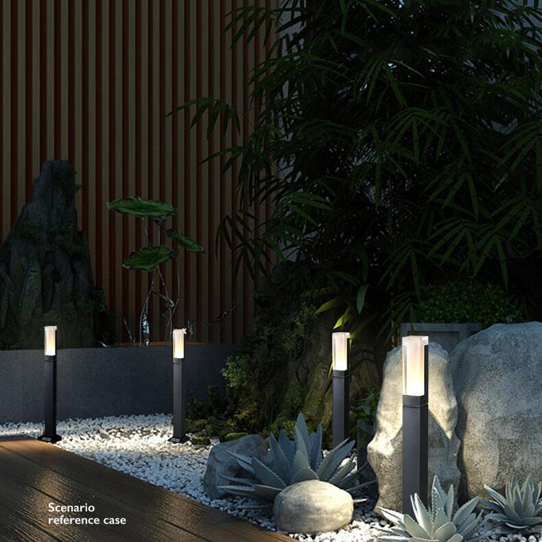 Colonna di Luce da Giardino LED Acrilico Impermeabile