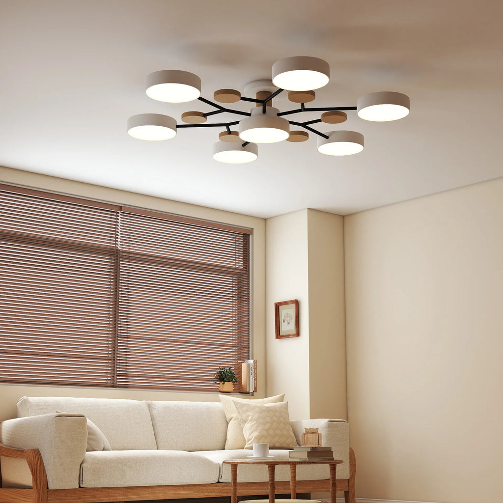 Lampada da soffitto LED circolare in acrilico
