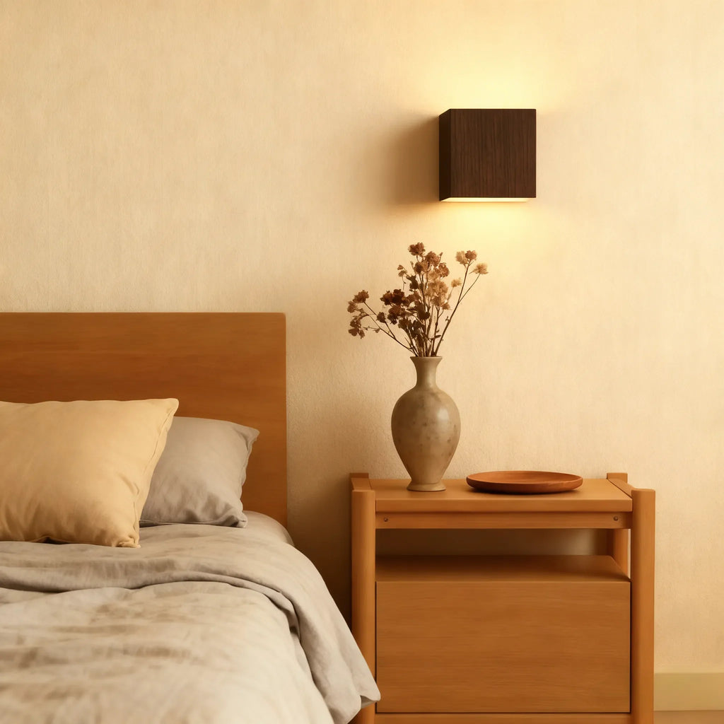 Moderna Semplice Lampada da Parete Cubica