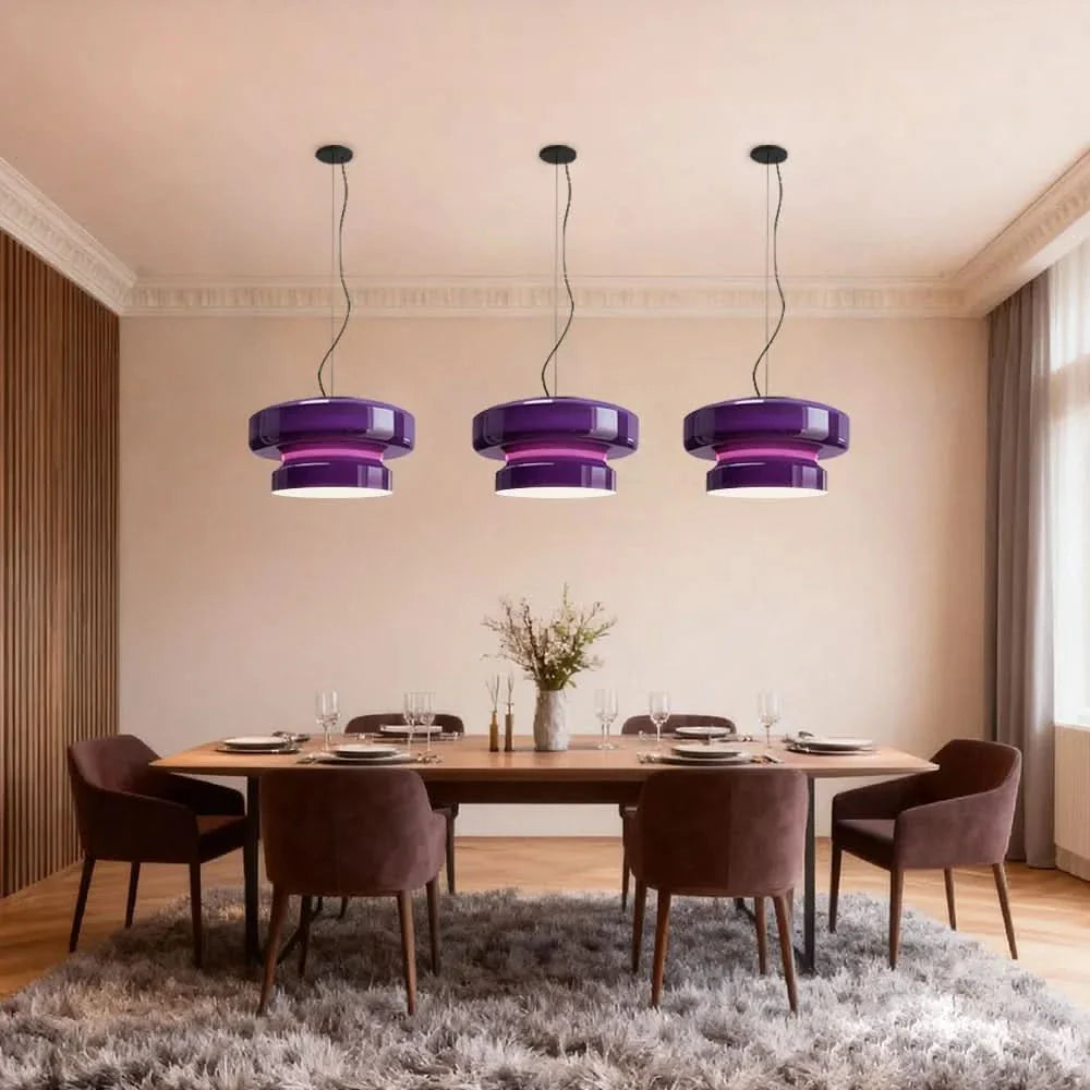 Glarefusion Lampada da Soffitto in Vetro Colorato