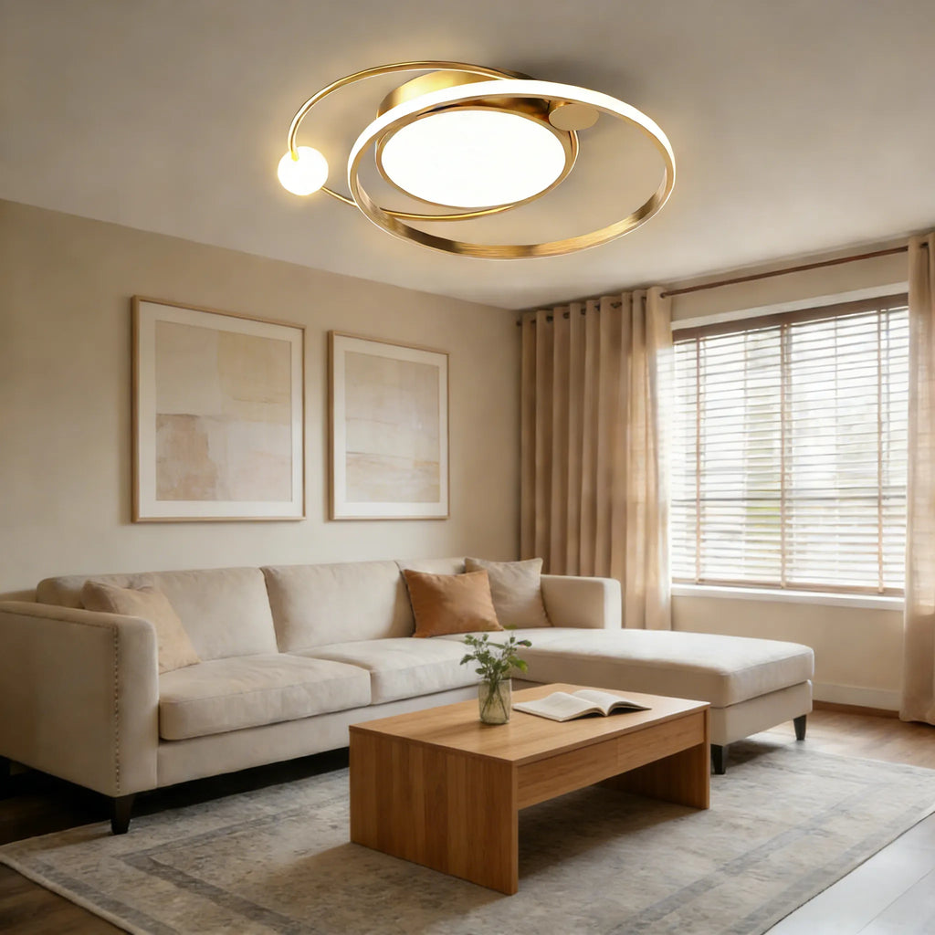 Lampada da soffitto rotonda in acrilico elegante
