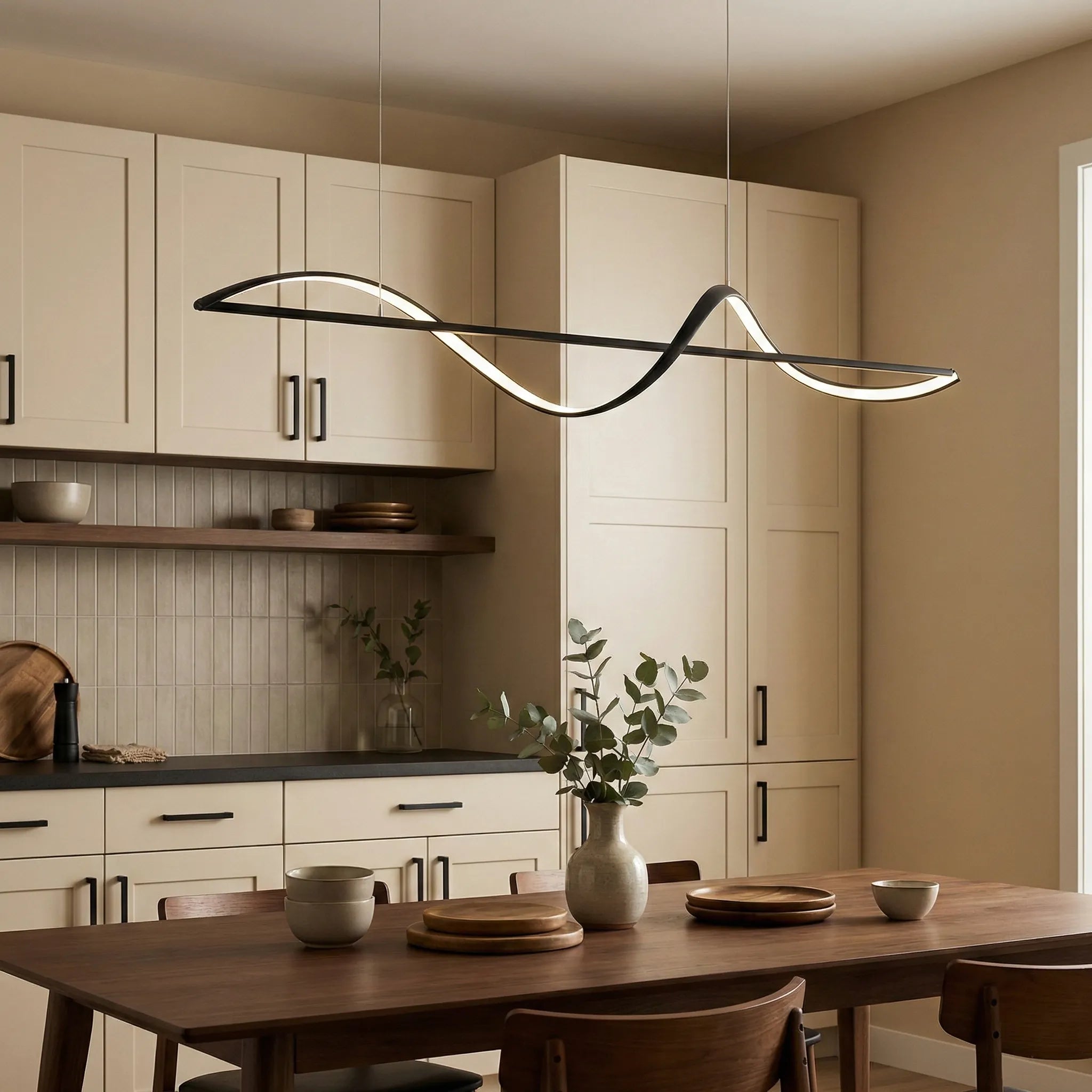 Moderna Creativa Italiana Semplice Linee Lampada a Sospensione per Ristorante