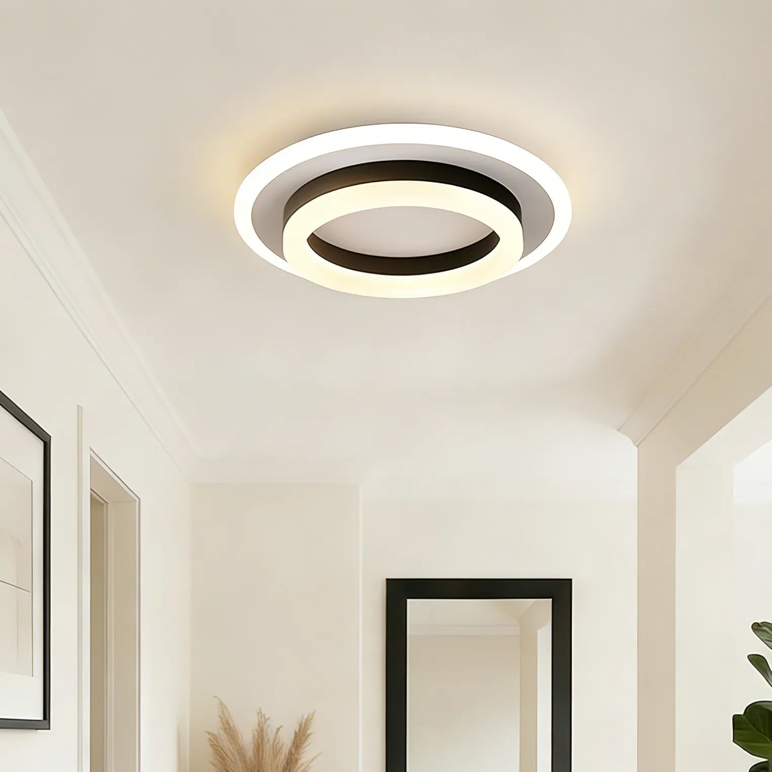 Lampada da soffitto quadrata creativa moderna