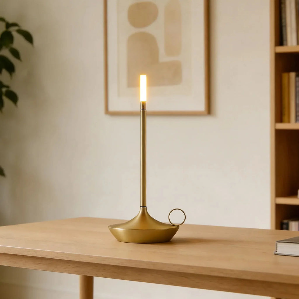Glarefusion Nordic Modern Creative Candlestick Table Lamp