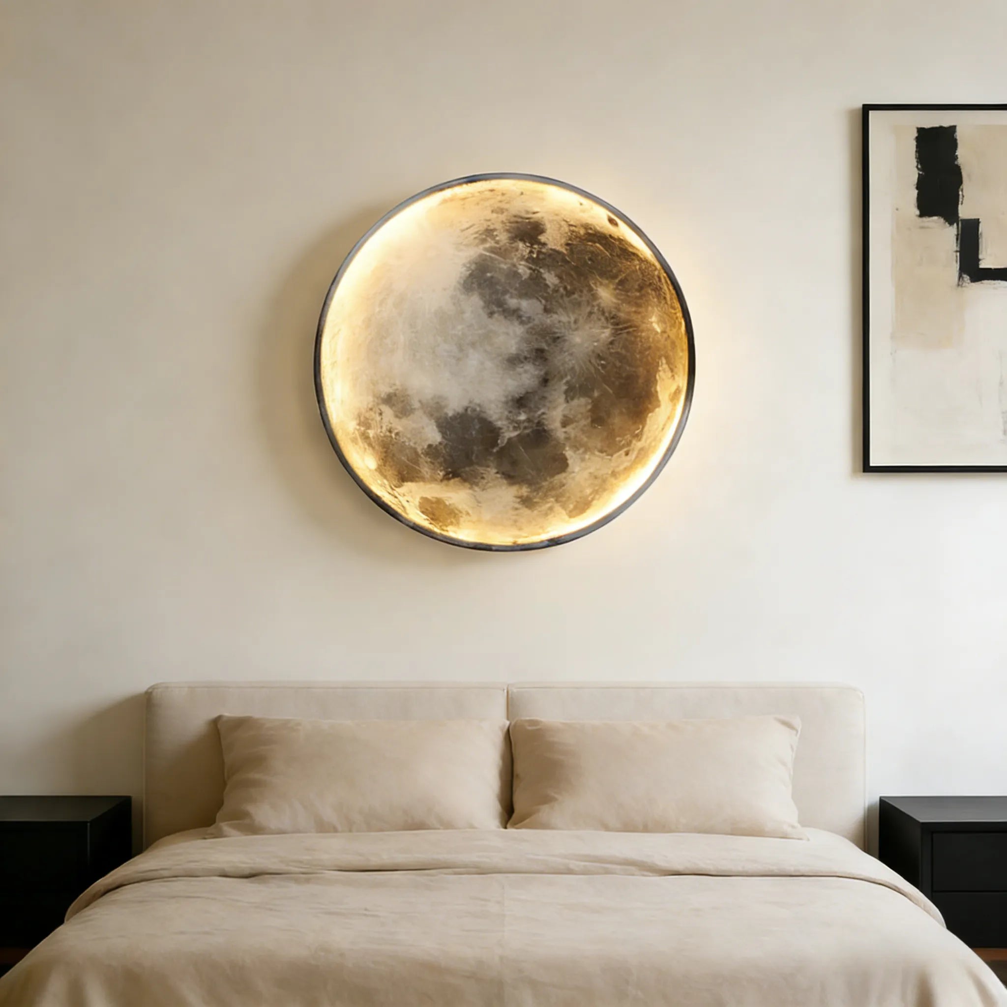 Lampada da Parete Moderna Rotonda Luna