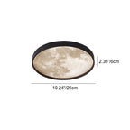 Moderna Lampada da Soffitto LED a Incasso Rotonda in Ferro Acrilico Minimalista per Soggiorno