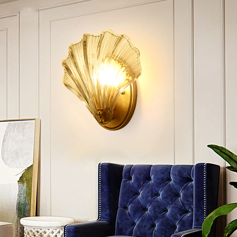 Applique Creativa in Vetro con 1 Luce