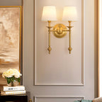 Applique Moderno con Ombrello in Ottone 1/2 Luce