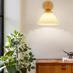 Lampada da Parete Modern Minimalista con Ombra Pieghettata a 1 Luce