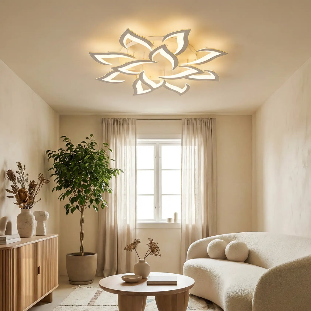 Moderna Lampada da Soffitto a Forma di Fiore Creativa
